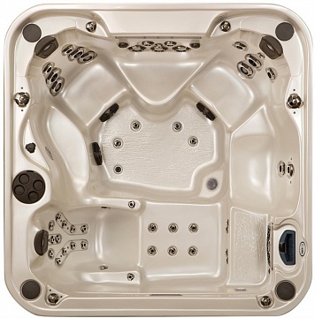 СПА бассейн Coast Spas Radiance Lounger Curve LS 73, размер 2346 * 2335 * 1190 мм